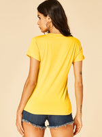 ODM Ladies Short Sleeve T-Shirts