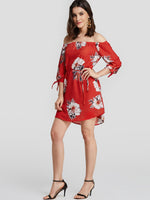NEW FEELING Womens Red Mini Dresses