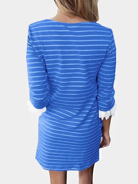 NEW FEELING Womens Blue Mini Dresses