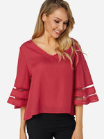 ODM Ladies 3/4 Sleeve Blouses