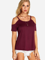 OEM Ladies Burgundy T-Shirts