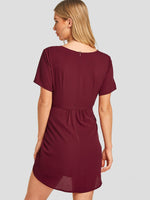 ODM Ladies Short Sleeve Mini Dresses