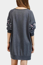 OEM ODM Womens Long Sleeve Mini Dress