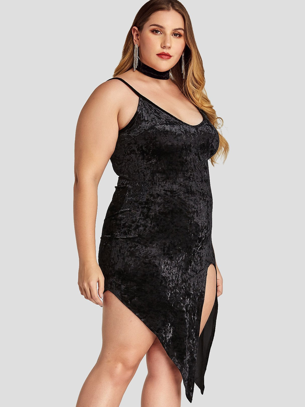 OEM Ladies Black Plus Size Dresses