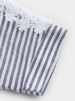 Custom Womens Striped Plus Size Tops