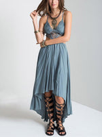 ODM Ladies Sleeveless Maxi Dress