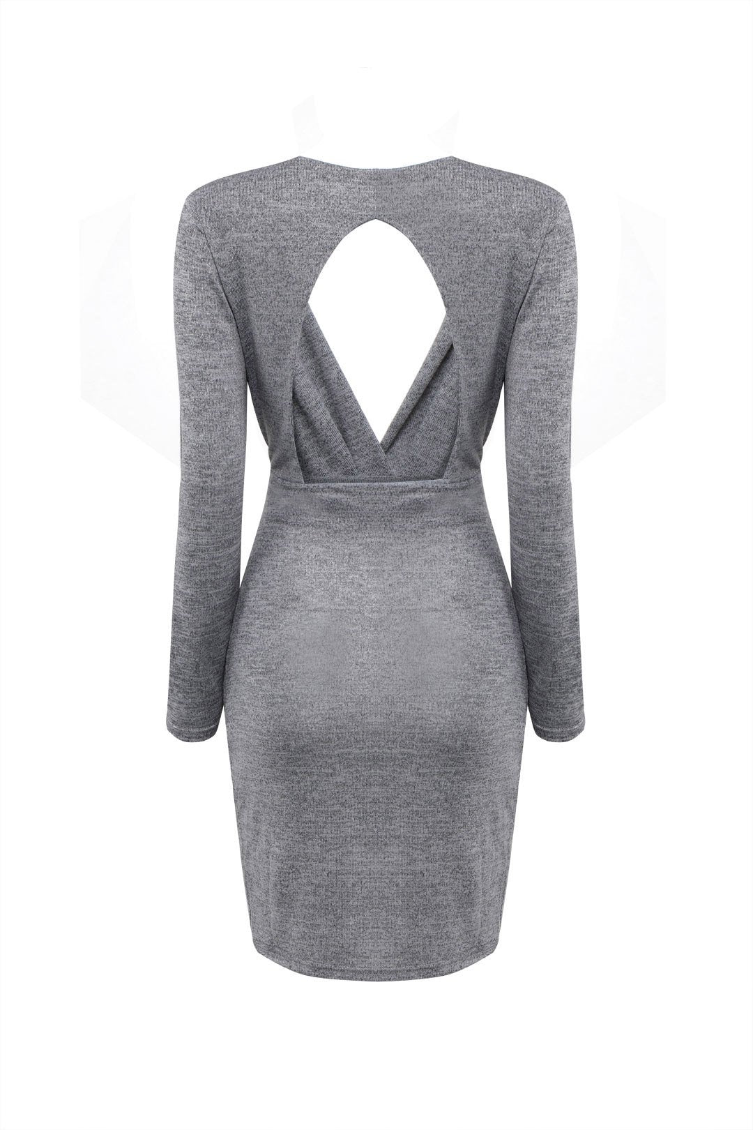 NEW FEELING Womens Grey Sexy Dresses