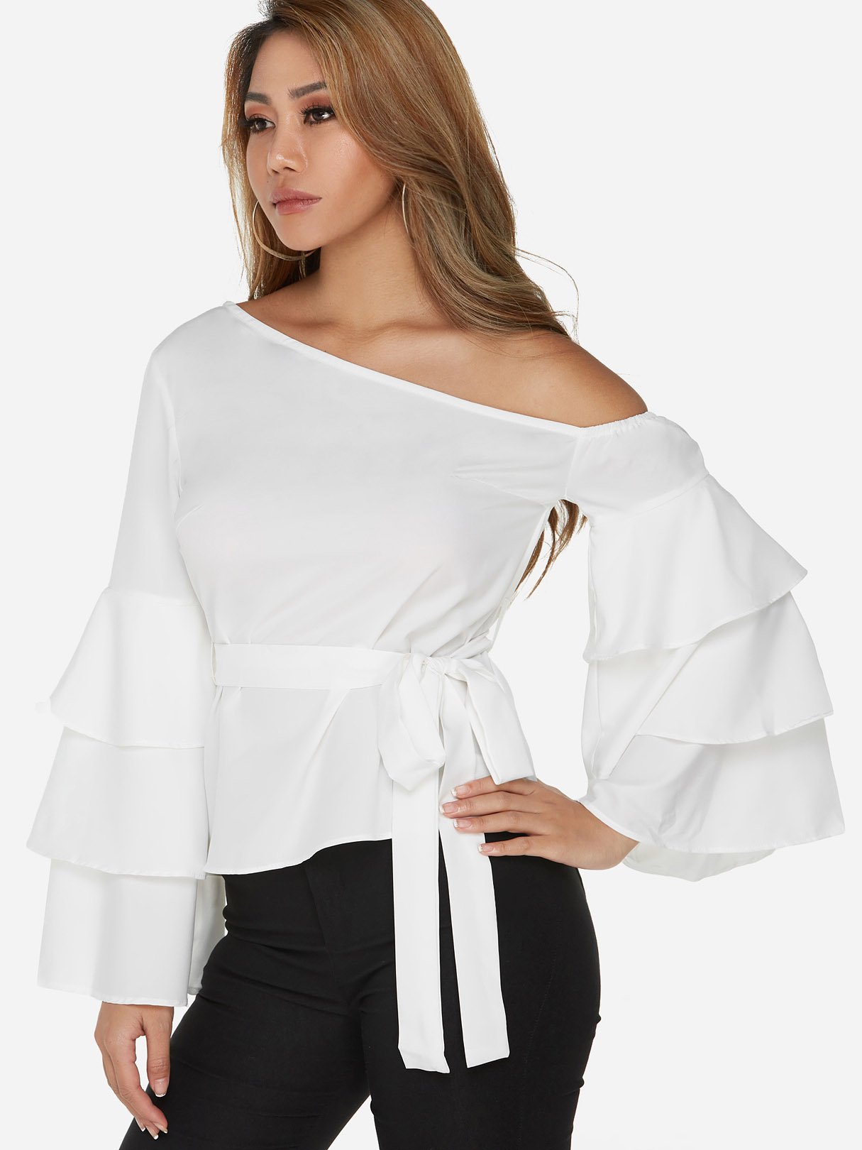 OEM Ladies White Blouses