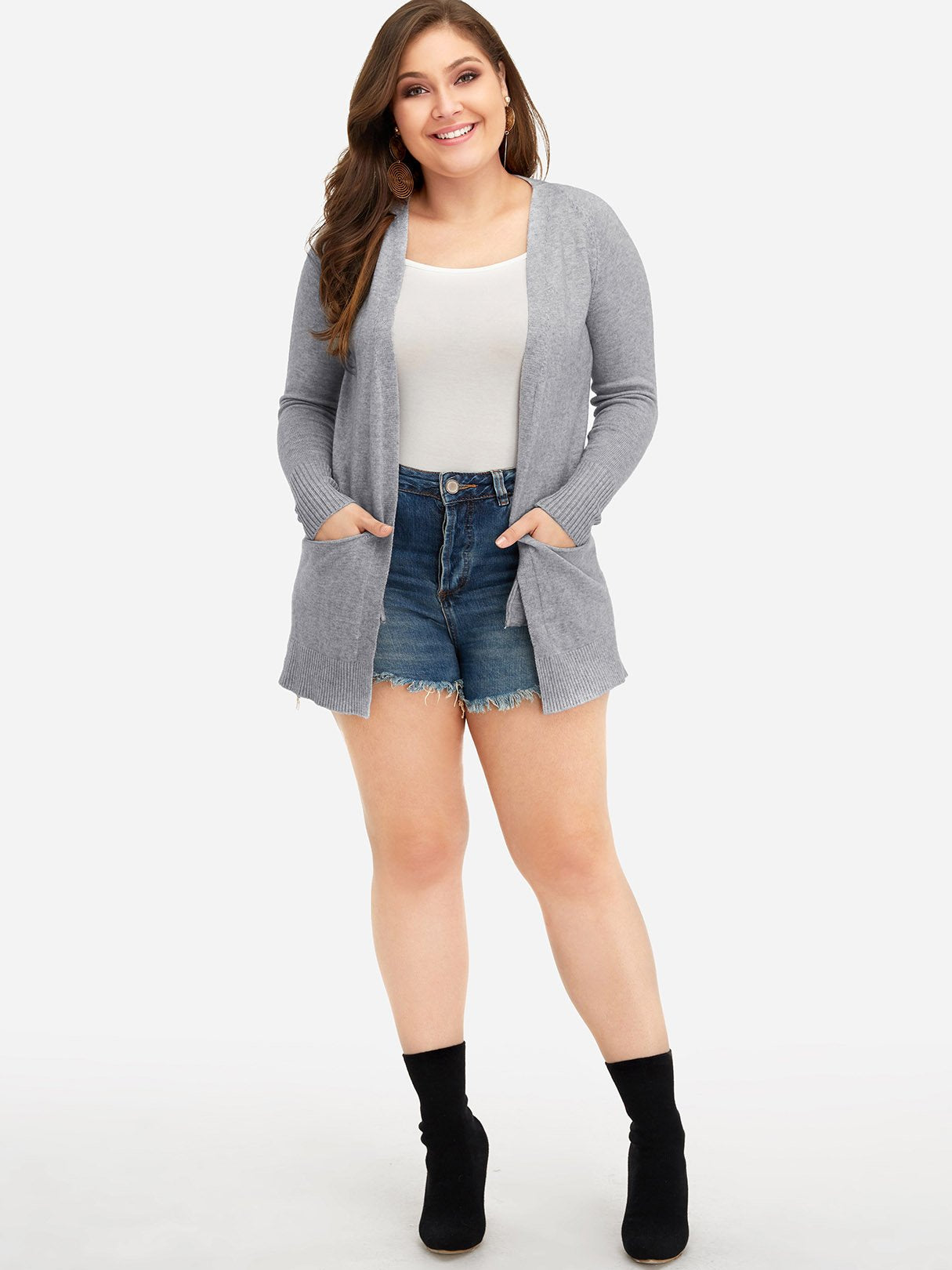 OEM ODM Womens Black Plus Size Tops