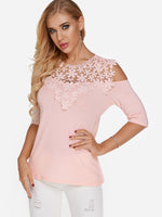 OEM Ladies Pink T-Shirts