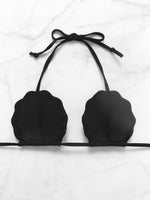 NEW FEELING Womens Black Bikinis