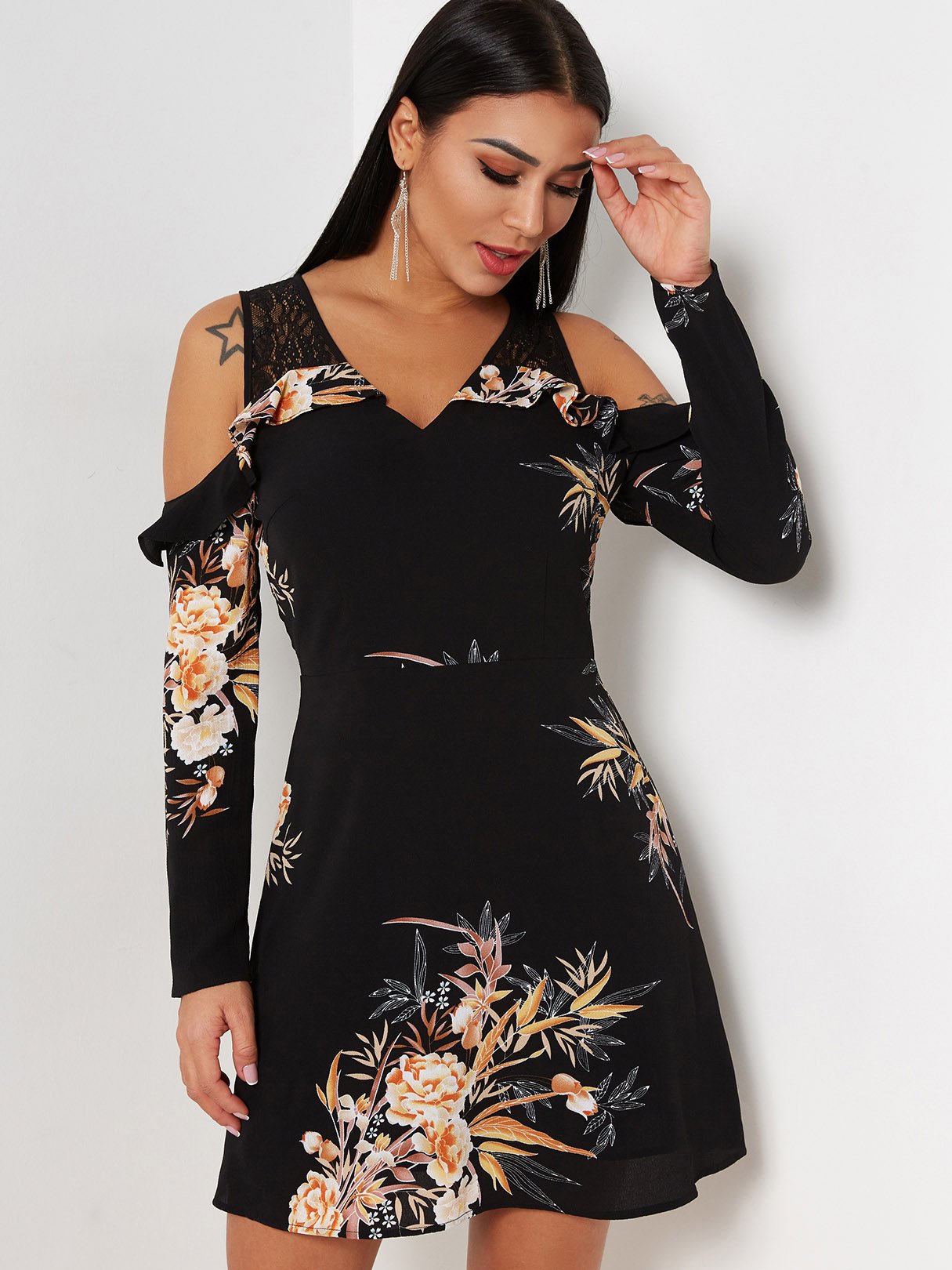 ODM Ladies Long Sleeve Dresses