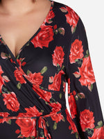 OEM ODM Womens 3/4 Sleeve Plus Size Dress