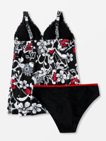 NEW FEELING Womens Black Bikinis