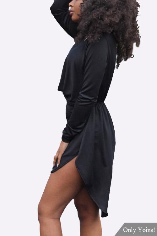 NEW FEELING Womens Black Mini Dresses