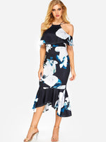 OEM ODM Pink Floral Short Dress