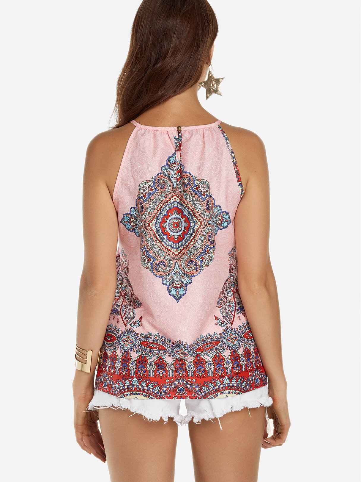 Custom Women's Tops With Cut Out Sleeves