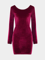 Wholesale Burgundy Sexy Dresses