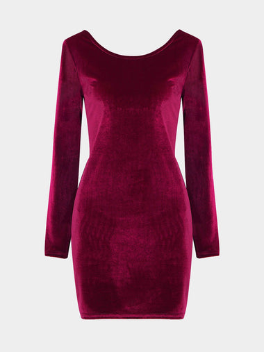 Wholesale Burgundy Sexy Dresses