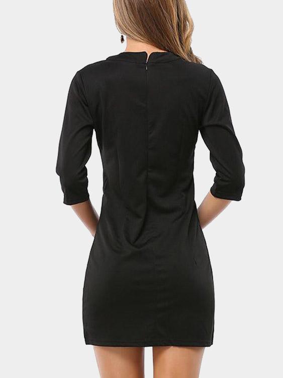 NEW FEELING Womens Black Mini Dresses