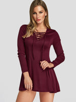 ODM Ladies 3/4 Sleeve Mini Dress