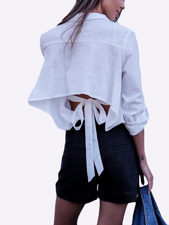 ODM Ladies Long Sleeve Blouses