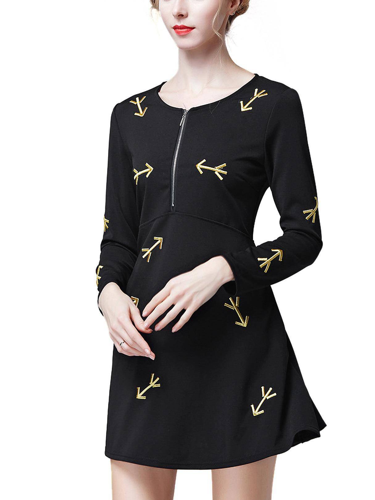 OEM Ladies Black Mini Dresses