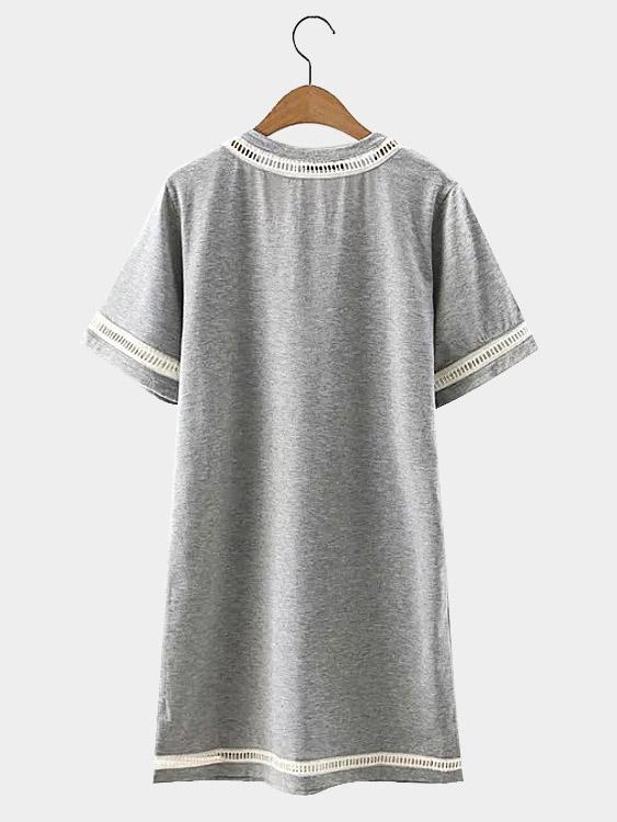 NEW FEELING Womens Grey Mini Dresses