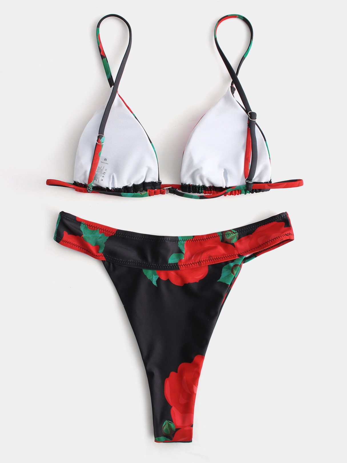 NEW FEELING Womens Black Bikinis