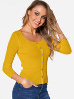 OEM Ladies Yellow T-Shirts