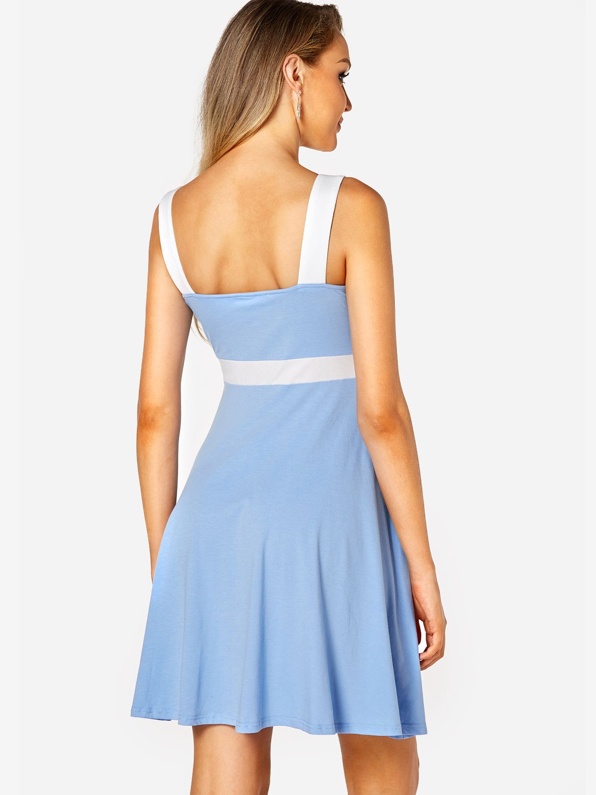 NEW FEELING Womens Blue Mini Dresses