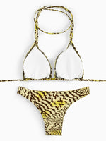NEW FEELING Womens Leopard Bikinis