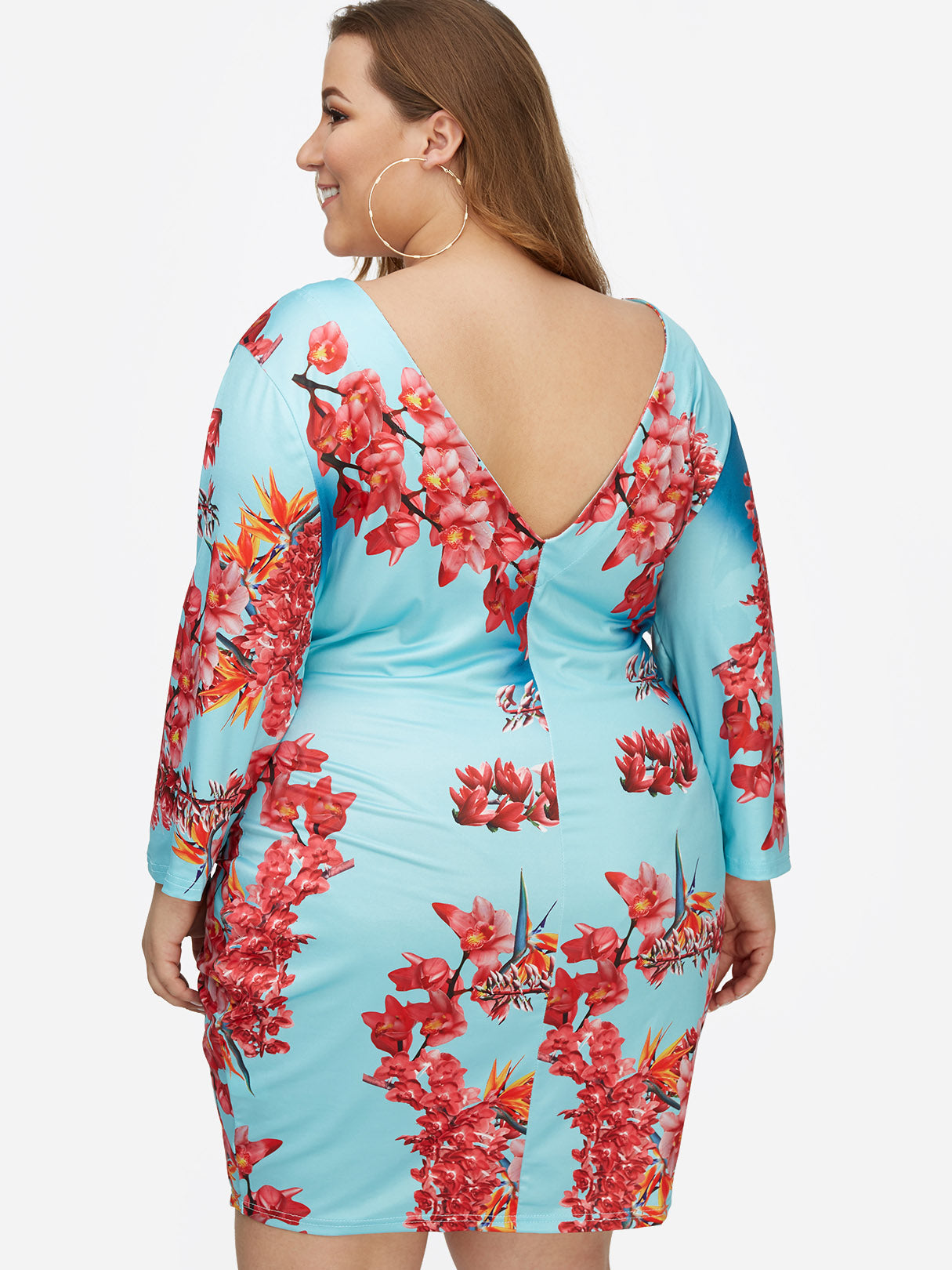 NEW FEELING Womens Blue Plus Size Dresses