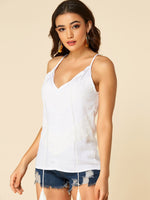 OEM Ladies White Camis