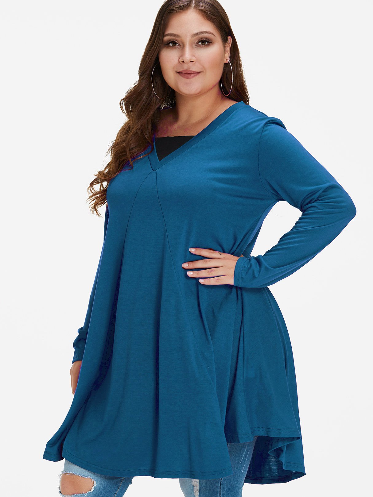 Custom Plus Size Womens Dress Tops