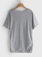 NEW FEELING Womens Grey T-Shirts
