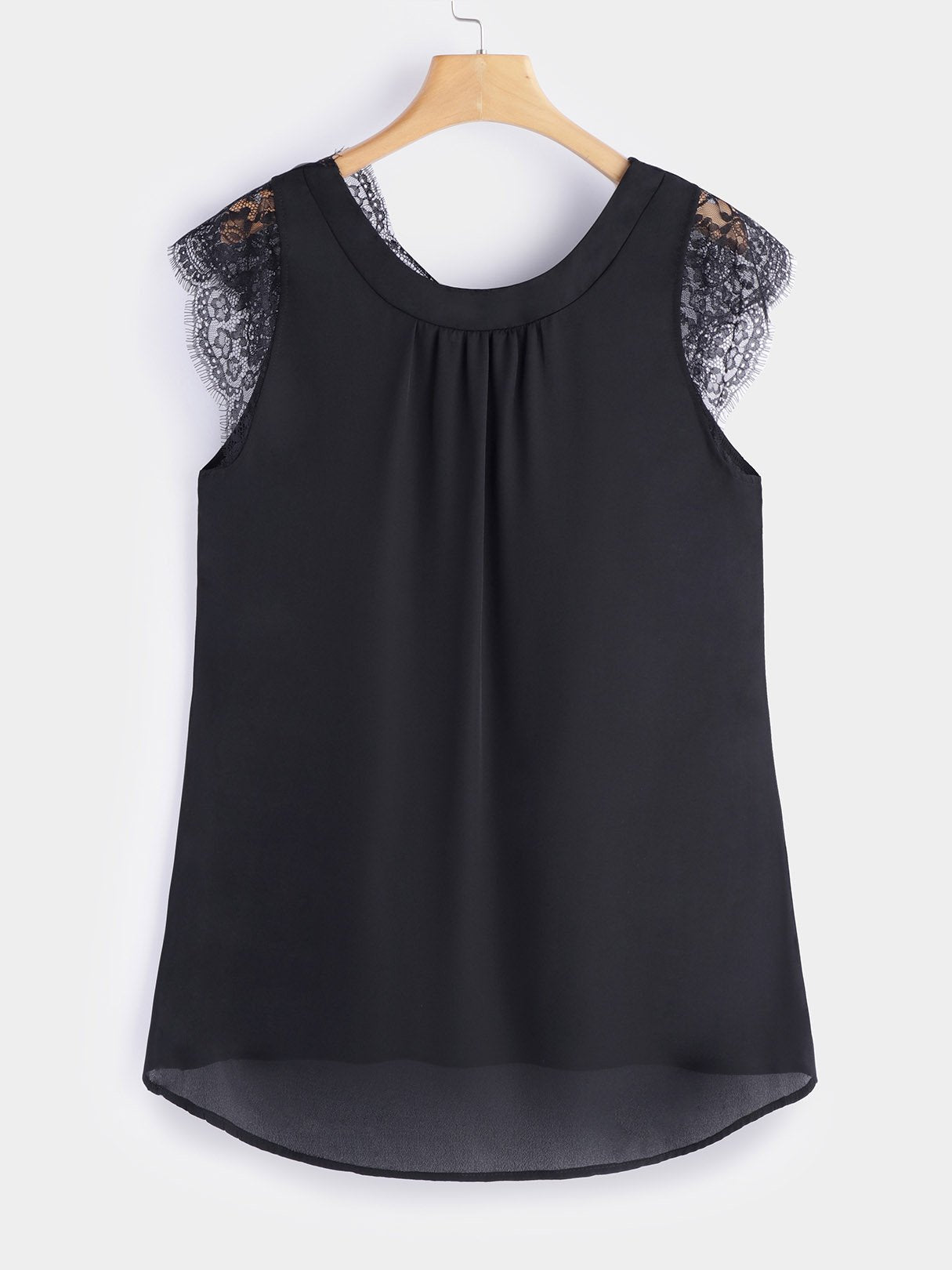 NEW FEELING Womens Black T-Shirts