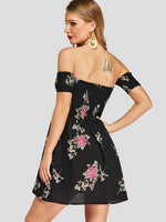 ODM Ladies Short Sleeve Mini Dress