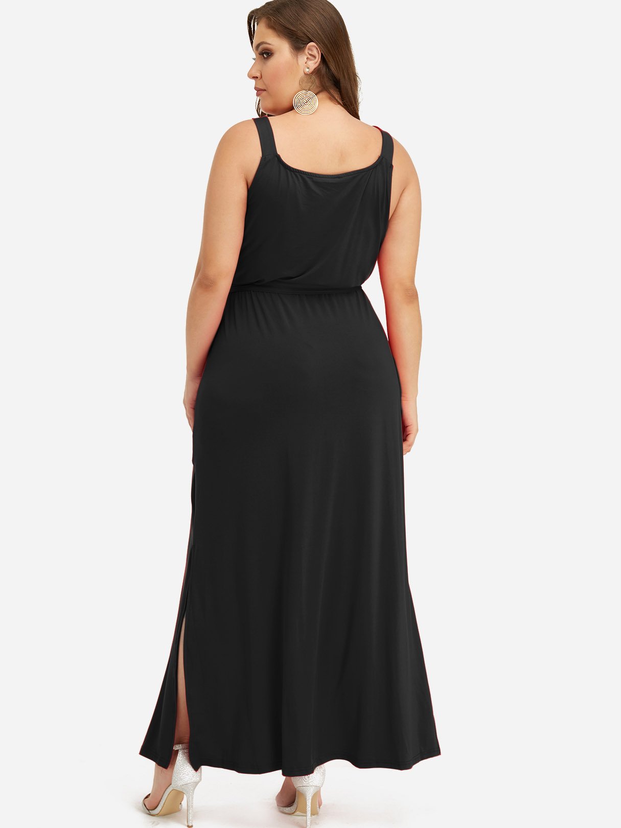 NEW FEELING Womens Black Plus Size Dresses