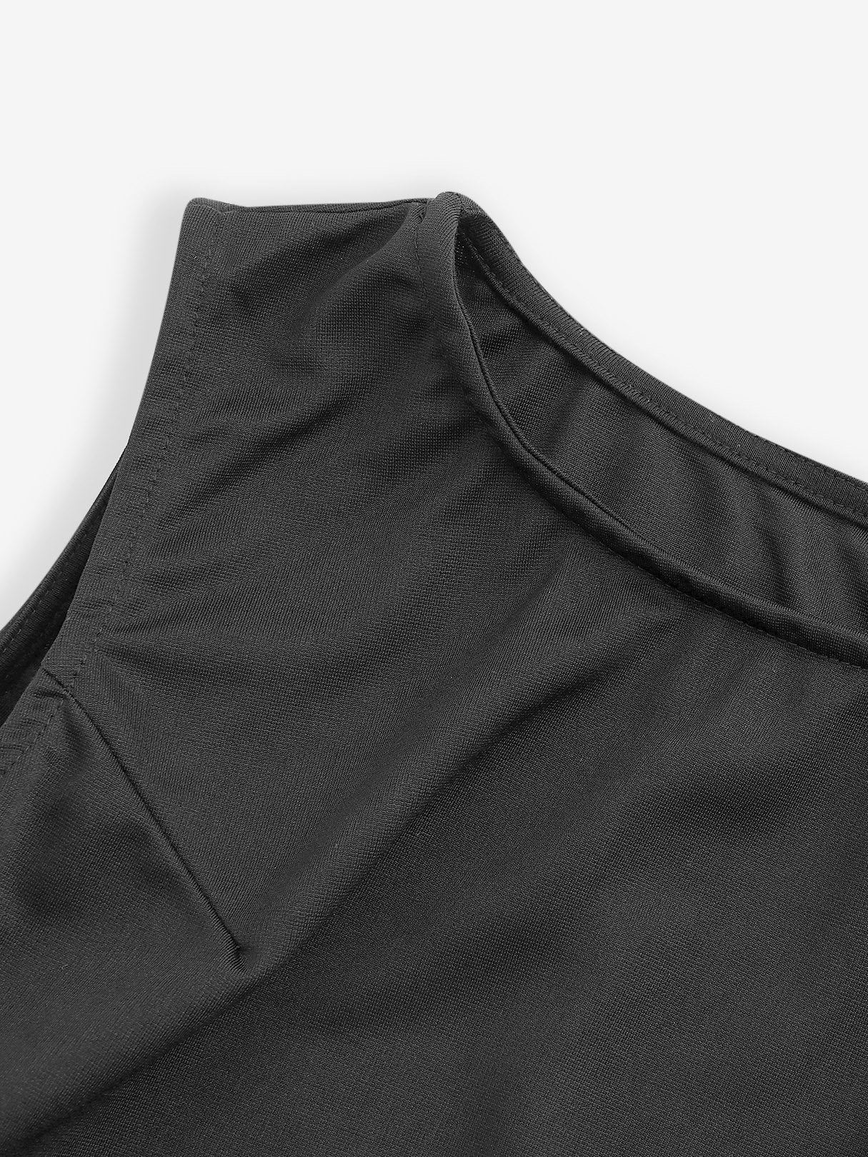 OEM Ladies Black Midi Dresses