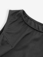 OEM Ladies Black Midi Dresses