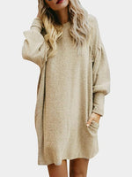 NEW FEELING Womens Beige Mini Dresses