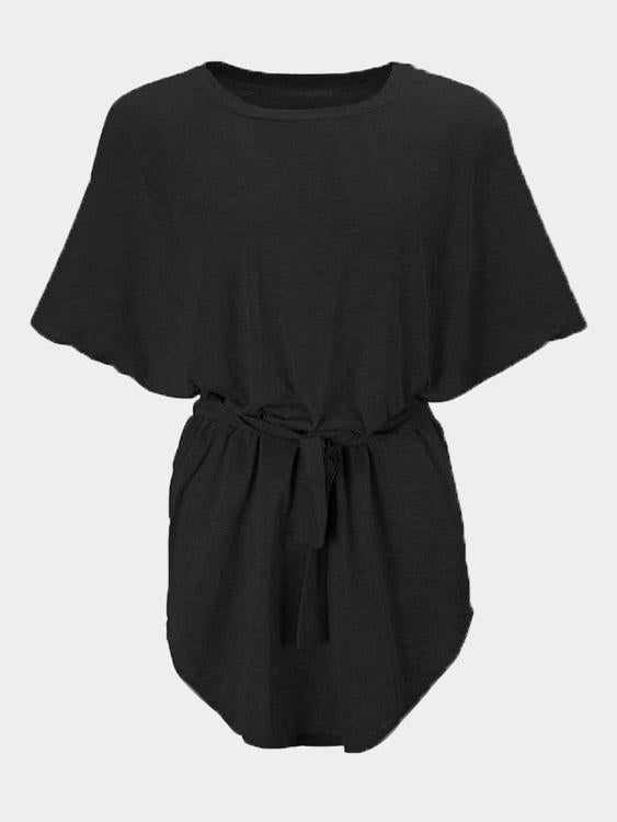 NEW FEELING Womens Black Casual Dresses