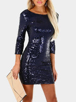 ODM Ladies 3/4 Sleeve Mini Dresses