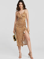 NEW FEELING Womens Yellow Casual Dresses