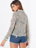 NEW FEELING Womens Multi Blouses