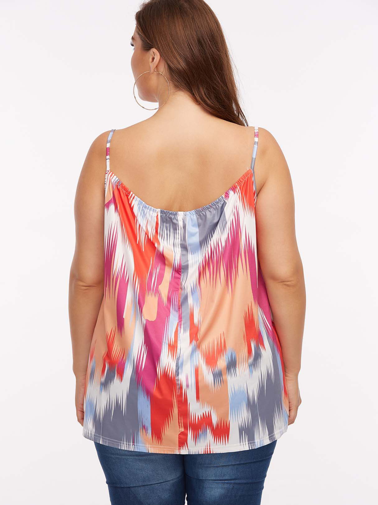 NEW FEELING Womens Multi Plus Size Tops
