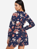 NEW FEELING Womens Navy Mini Dresses