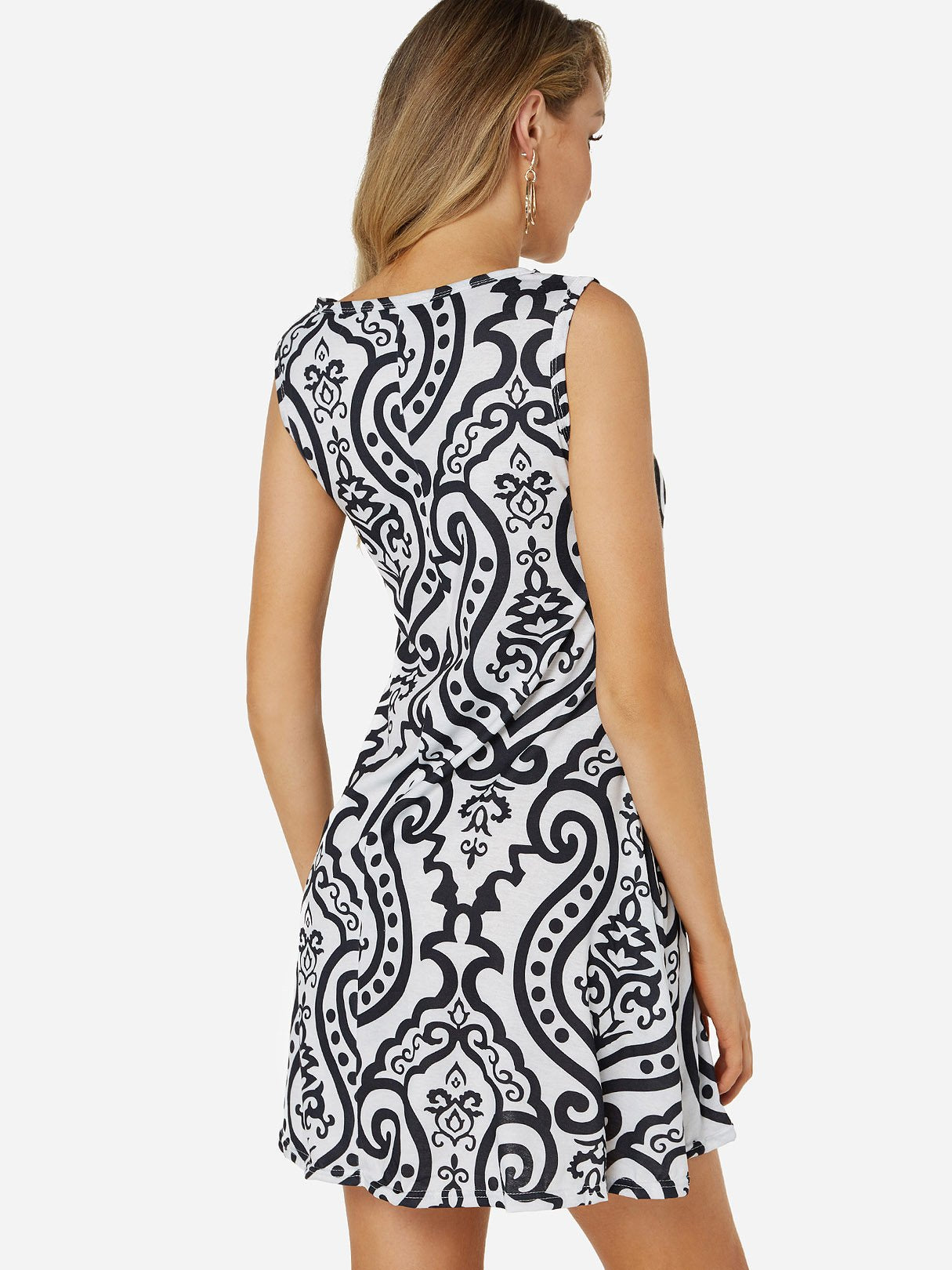 NEW FEELING Womens Black Casual Dresses