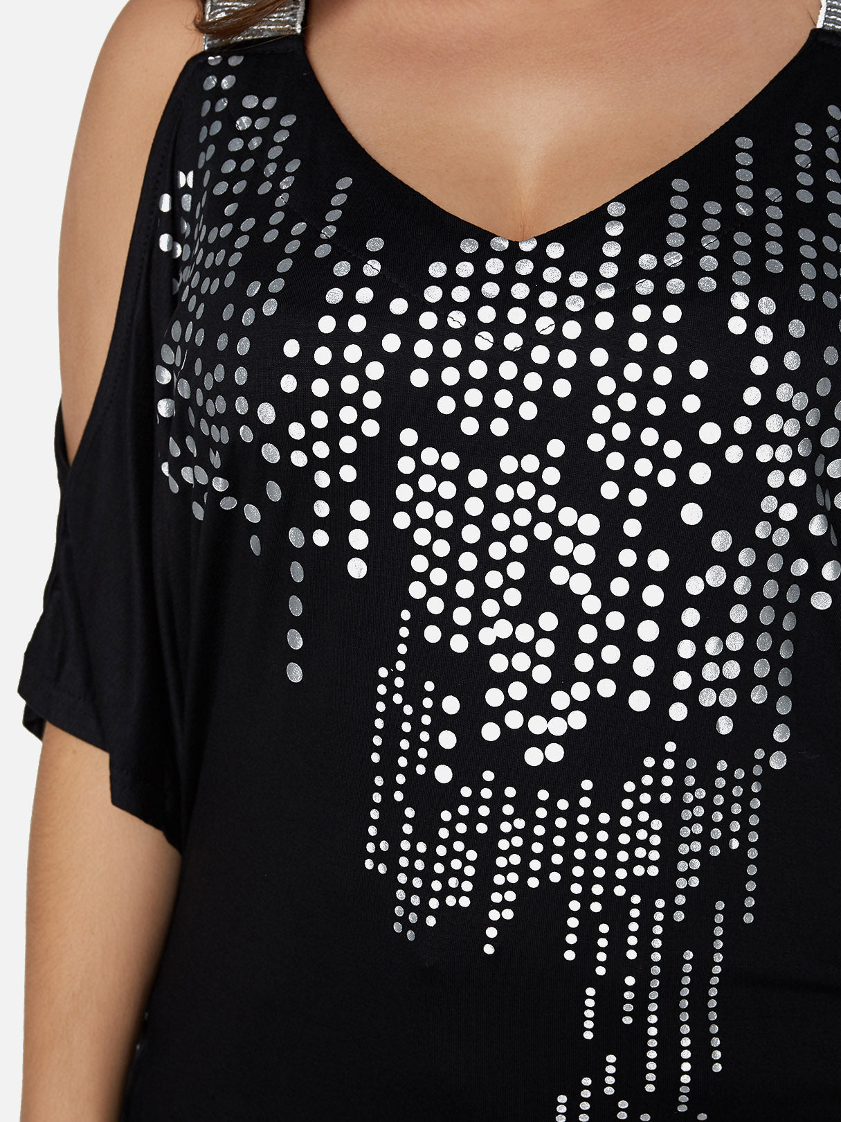 ODM Ladies Half Sleeve Plus Size Tops